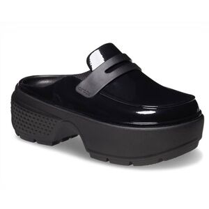 Crocs high shine stomp loafer sz 9